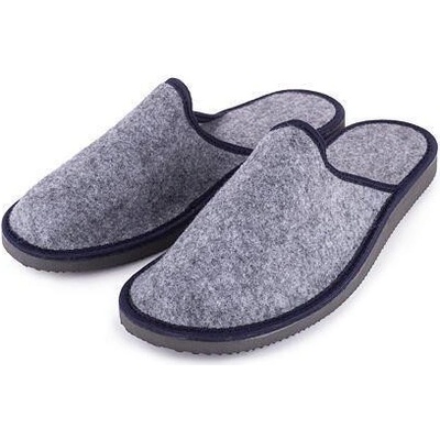Vlnka Pánské filcové pantofle šedá – Hledejceny.cz