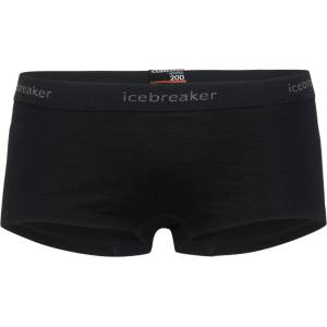 Icebreaker Дамско мериносово термобельо Icebreaker Women's 200 Oasis Boy Shorts Merino base layer - Black - размер XL (115-0919-0115)