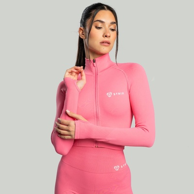 GymBeam STRIX Дамски безшевен кроп топ Sorbet S