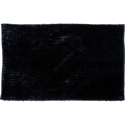 Multidecor Антихлъзгаща подложка за баня CHENILLE 50 x 80 см черна (MU0240)