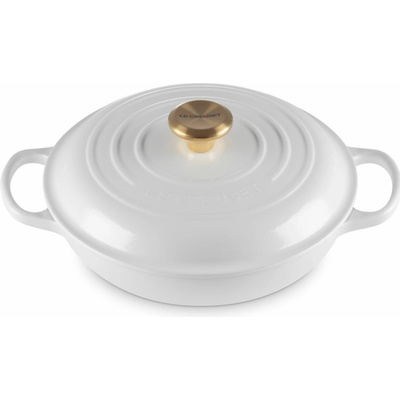 Le Creuset Kastrol SIGNATURE 26 cm 2,2 l WHITE litina