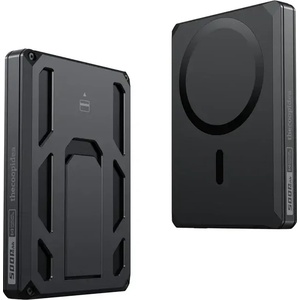 VEGER Външна батерия и портфейл с Find My и RFID защита - Veger MagCore X5 6-in-1 5000mAh WalletTrack MagSafe Power Bank with Find My (W0582)