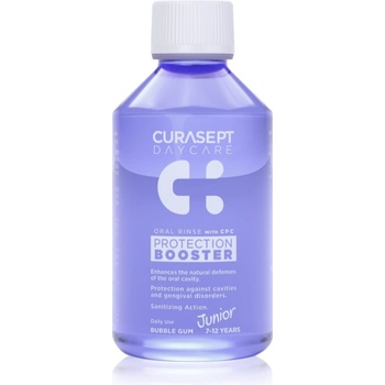 Curasept Daycare Protection Junior Booster вода за уста за деца 7-12 years Bubble Gum 250ml