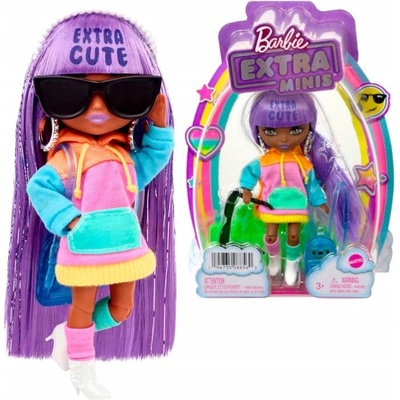 Barbie Extra Minis s fialovými vlasy