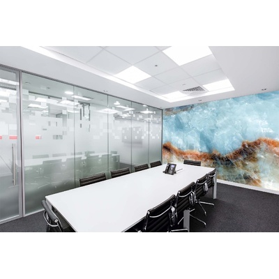 DIMEX ART Самозалепваща се флизелинова фототапета светлосини кристали 375 x 250 см