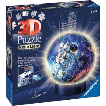 Ravensburger 3D puzzleball Svítící Astronaut 72 ks