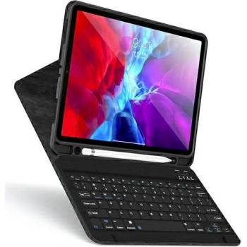 USAMS Winro Case and Bluetooth Keyboard - кожен калъф и безжична блутут клавиатура за iPad Pro 11 M2 (2022), iPad Pro 11 M1 (2021), iPad Pro 11 (2020) (черен)