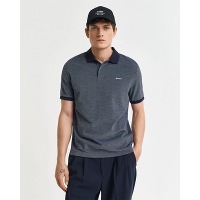 Gant Блуза с яка Gant 4-Colour Oxford Piqu¿ Polo Shirt - Blue