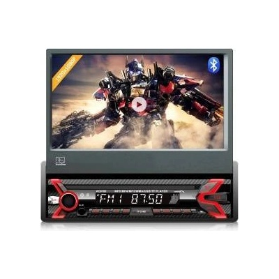 Audiocore AC9100 LCD Head Unit 7 Extendable Touch Panel 1080P MP5 AVI DivX Bluetooth handsfree RDS + remote control