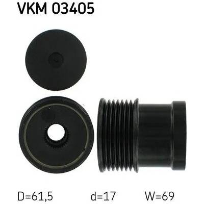 Předstihová spojka SKF VKM 03405