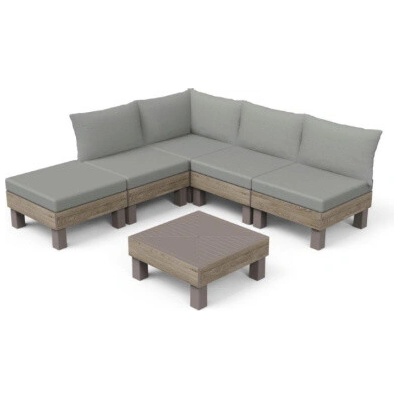 Keter Elements 5místný modulární set ashwood 262541