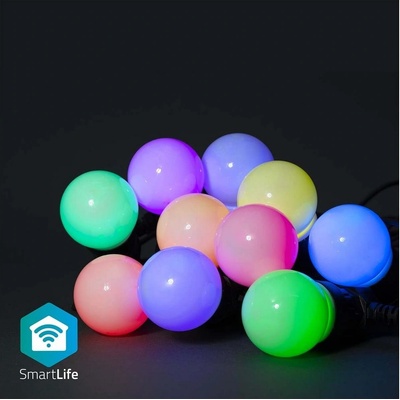 Nedis SmartLife LED Wi-Fi RGB 10 LED 9 m Android IOS WIFILP03C10