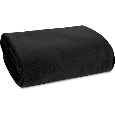 Eurofirany Fleecová deka POLAR čierna 150x200