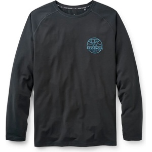 Passenger Мъжка блуза с дълъг ръкав Passenger Sedona Recycled Active L/S Longsleeve - Black - размер XXL (216-7866-0115)