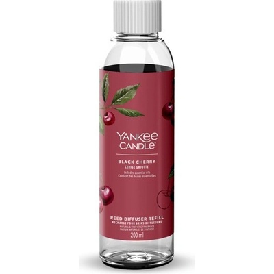 Yankee Candle Náhradní náplň do aroma difuzéru Signature Black Cherry Reed 200 ml