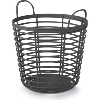 Prosperplast Kôš s uchami Zanzi Bascet antracit 43 cm