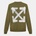 Off White Блуза Off White Men's Skate Relaxed Fit Crew Sweatshirt - Green Moss