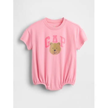 GAP Бебешко боди с логото на Gap GAP | Rozov | Момичешки | 50-62