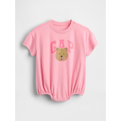 GAP Бебешко боди с логото на Gap GAP | Rozov | Момичешки | 50-62