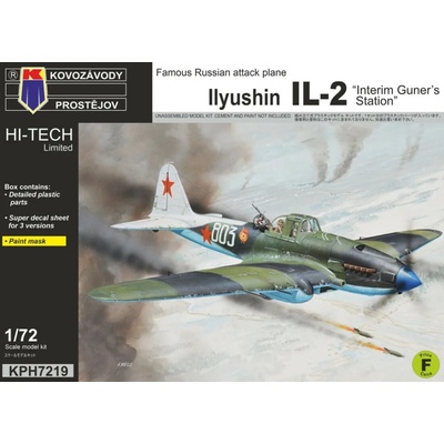 Kovozávody Prostějov Ilyushin IL2 Interim Guners Station 1:72