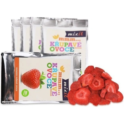 Mixit Chrumkavé ovocia do vrecka Jahoda 13 g