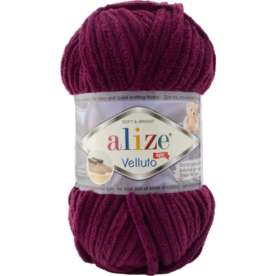 Alize Velluto Farba: slivková 111