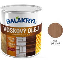 Balakryl Voskový olej 0,75 l dub prírodný