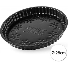 Kmt Style 6434456 Oceľová forma na koláč čierna 28x3cm