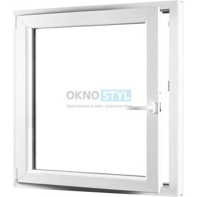 OKNOSTYL.cz jednokřídlé plastové okno otvíravo-sklopné levé REHAU 9500 x 11000 mm Bílá