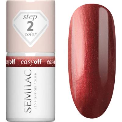 L22 Semilac EASY OFF Lak na nehty LED LIGHT Russet Red 7 ml