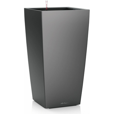 Lechuza Květináč Cubico Antracit 22 cm – Hledejceny.cz