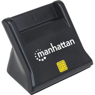 Manhattan 102025 : Smart-SIM Card четец, контактен, Desktop тип, USB 2.0 (MANHATTAN 102025)