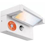 SmartLED Led външно стенно осветително тяло със сензор led/25w/230v ip54 бяло (sd0185)