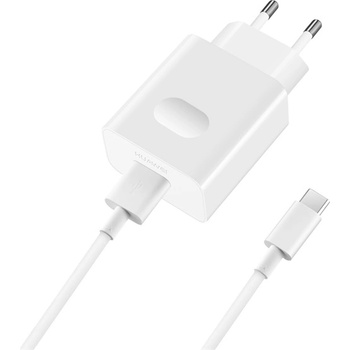 Huawei Променливотоково зарядно устройство с USB гнездо 18W, бързо зарядно устройство + кабел Type-C, БЯЛО AP32 / HW-090200EH0 / AP51 (AP32 / HW-090200EH0 / AP51)