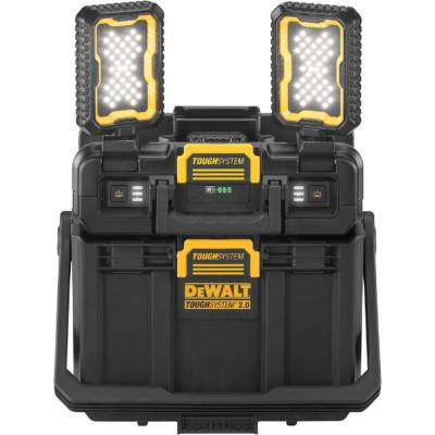 Пласмасов куфар за инструменти с фенер DeWALT DWST08061-1 - 400х300х360 mm, черен (DWST08061-1)