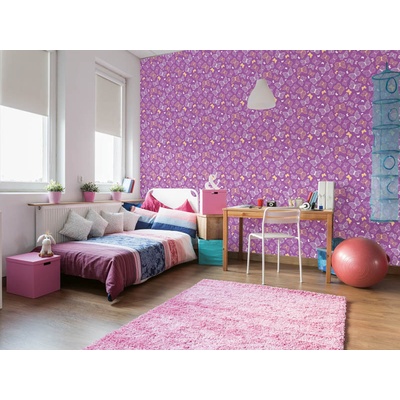 DIMEX ART Луксозна флизелинова тапета лилави пеперуди