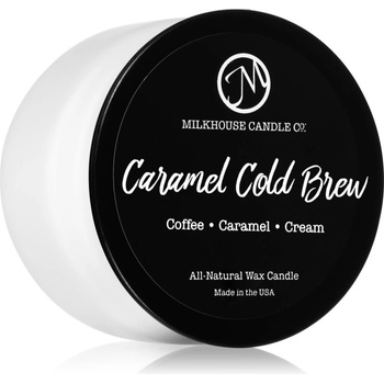 Milkhouse Candle Milkhouse Candle Co. Creamery Caramel Cold Brew ароматна свещ Traveler Tin 106 гр