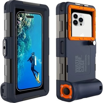Púzdro TECH-PROTECT IPX8 UNIVERSAL DIVING WATERPROOF CASE čierne