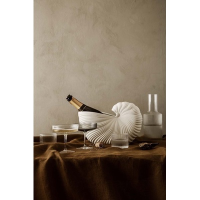 Ferm Living Чаша за шампанско ferm LIVING Ripple Champagne 150 ml (2 броя) (5444)