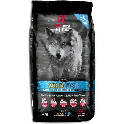 Alpha Spirit Kompletné mäkké Wild Fish 2 x 9 kg
