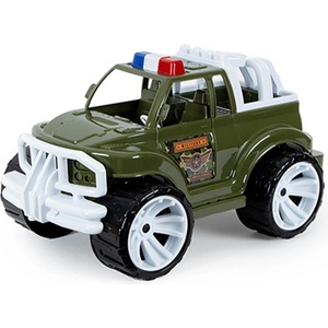 Bamsic ДЕТСКИ ГОЛЯМ ДЖИП ВОЕНЕН 40 СМ - armtoys