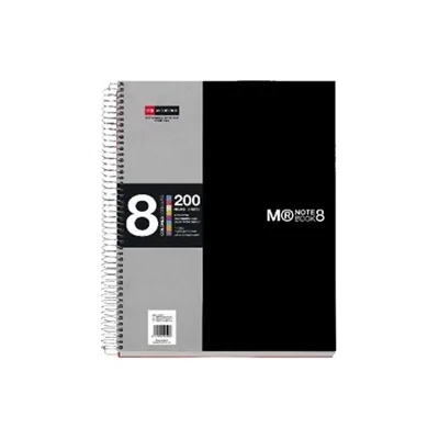 Miquelrius A5 8x25 страници карирана черна тетрадка със спирала A15246227 (A15246227)