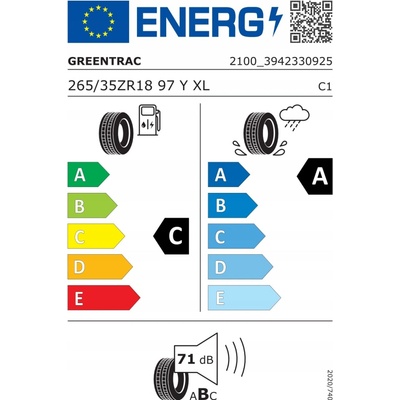 Greentrac Quest-x 265/35 R18 97Y