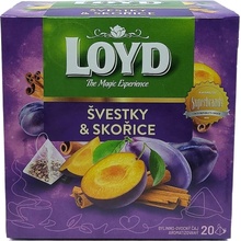 Loyd ovocný čaj s príchuťou slivky a škorice 20 x 2 g