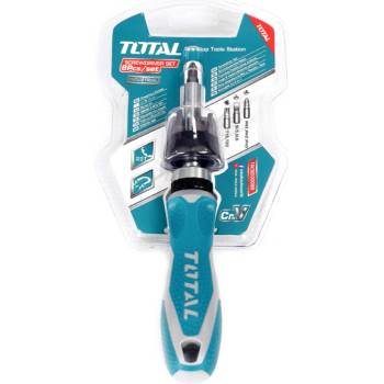 TOTAL Комплект отвертка с тресчотка и битове, total, 8 части (tl tacsd30086)