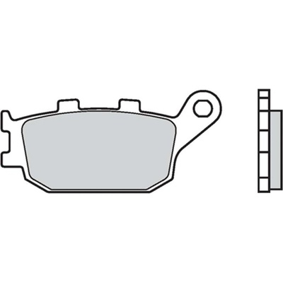 Zadné brzdové doštičky / obloženie Brembo Suzuki 650 DL V STROM 2004 - směs 07