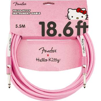 Fender Hello Kitty Instrument 18ft / 5‚49 m Директен - Директен Инструментален кабел (0990818156)