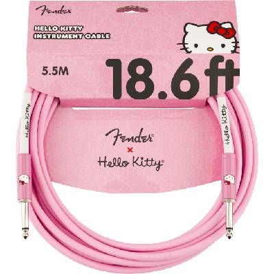 Fender Hello Kitty Instrument 18ft / 5‚49 m Директен - Директен Инструментален кабел (0990818156)