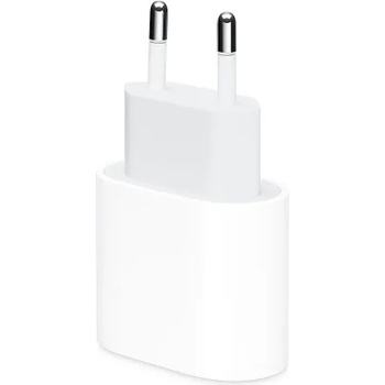 Apple Оригинално зарядно Apple 20W USB-C Power Adapter MHJE3ZM/A за Apple iPhone 15 Plus