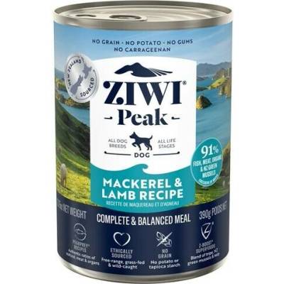 Ziwipeak Adult Dog Mackerel & Lamb 390 g